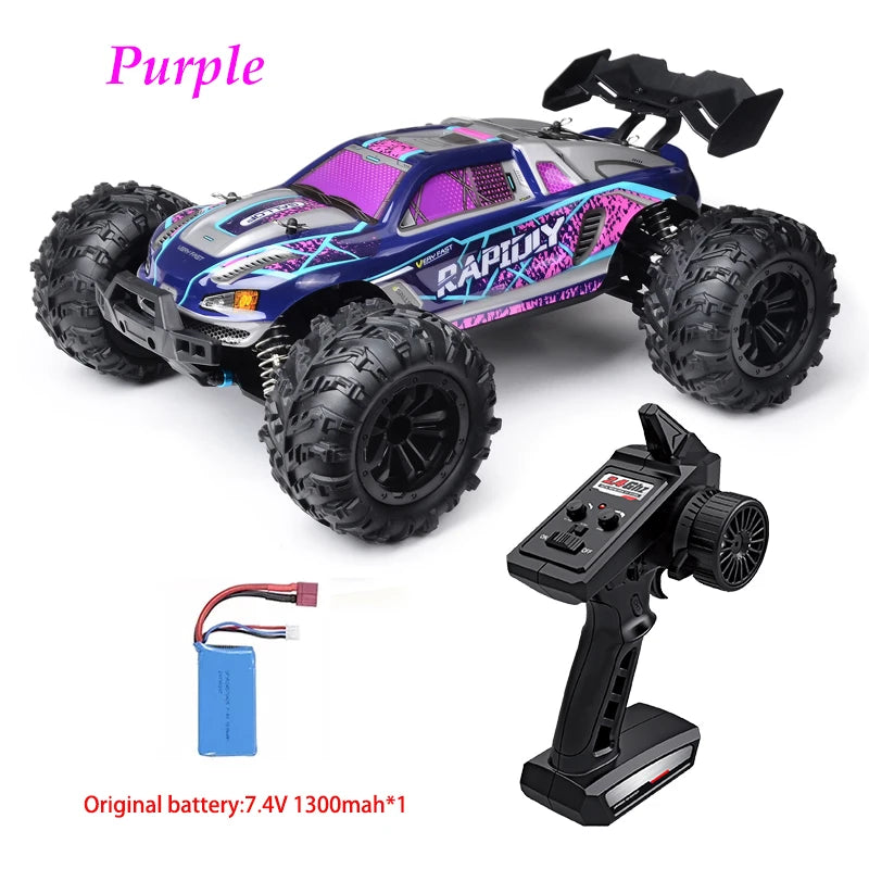 parkten RC Cars 2.4G 50 KM/H High Speed Racing With LED 4WD Drift Remote Control Off-Road 4x4 Truck Toys for Adults And Kids