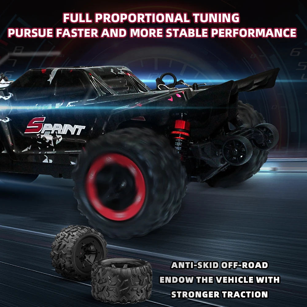 remote control car Four-wheel drive high-speed car 60km/h off-road remote cars Suitable for adults or children over 14 years old