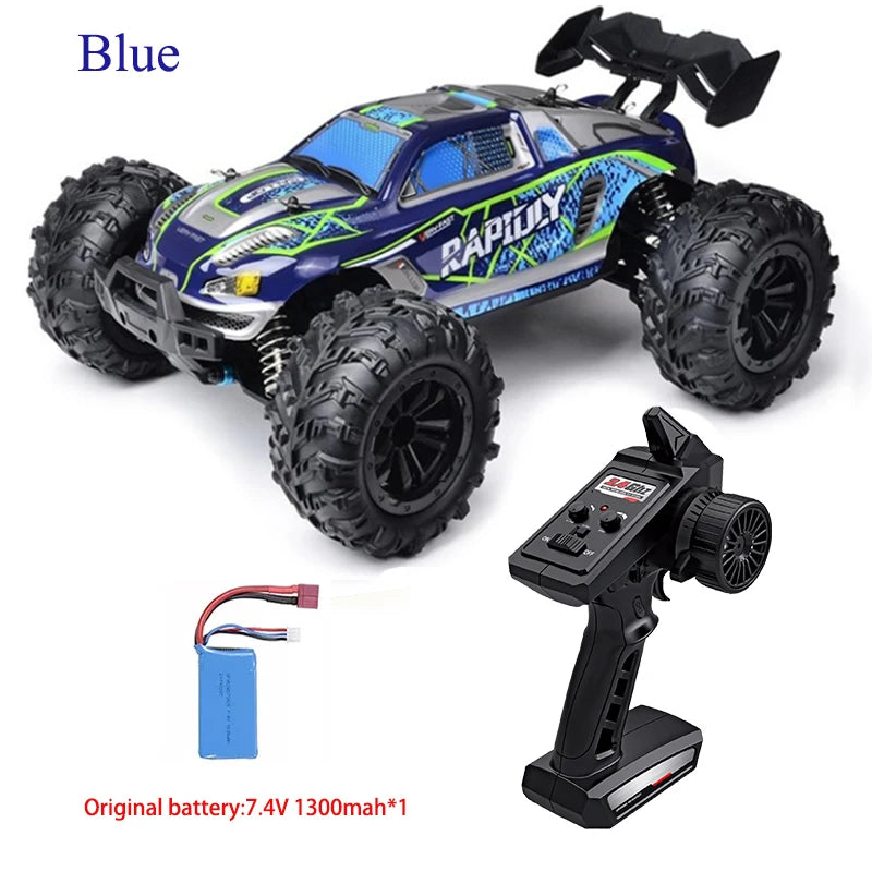 parkten RC Cars 2.4G 50 KM/H High Speed Racing With LED 4WD Drift Remote Control Off-Road 4x4 Truck Toys for Adults And Kids