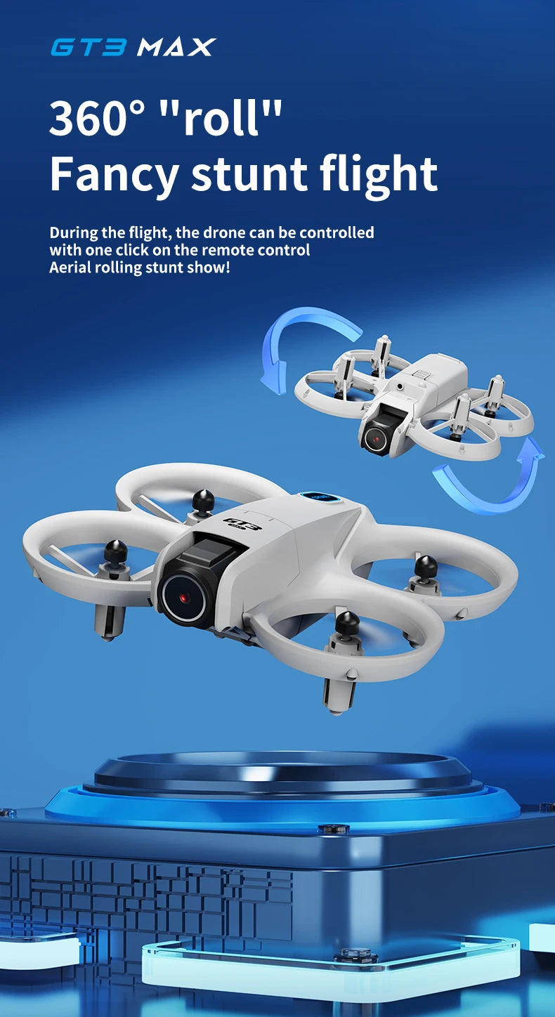 GT3 MAX Mini Drone 5G GPS Professional 8K HD Aerial Photography Remote Control Aircraft HD Dual Camera Quadcopter boy Toys Gifts
