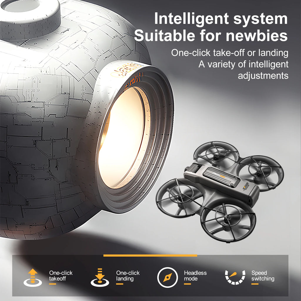 S156 RC Crossing Drone Aerial Vehicle With HD Display Screen Four Axis Brushless Optical Flow Remote Control Aircraft Large Size