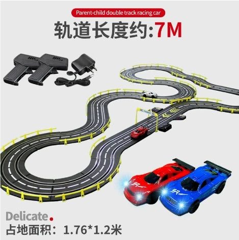 Hot selling electric remote-controlled track racing toys for large-scale track competitions 8-10 parent-child interactive toys